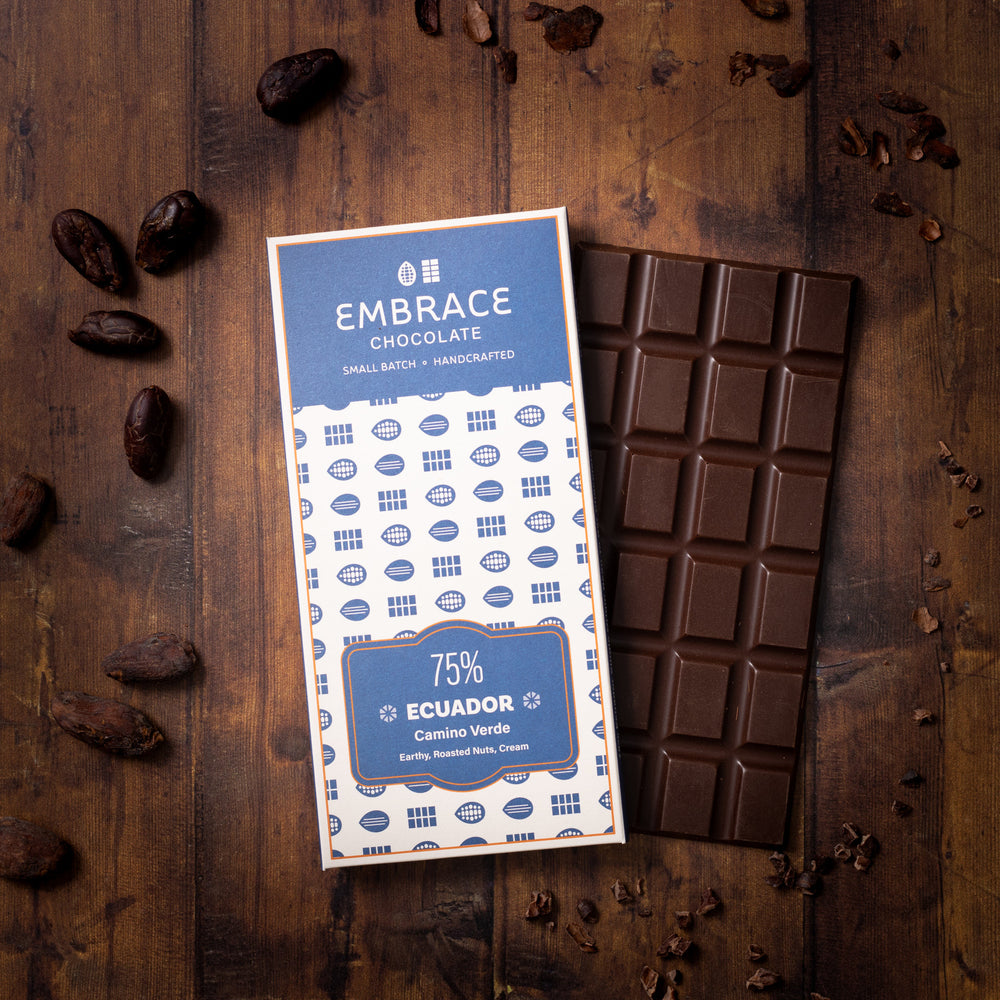 Embrace Chocolate - 75%, Ecuador | Camino Verde