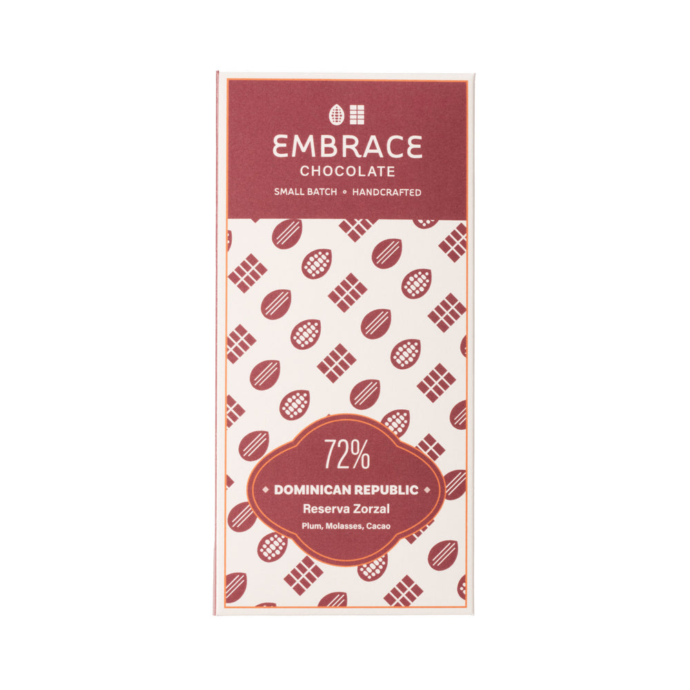 
                  
                    Embrace Chocolate - 72%, Dominican Republic | Zorzal Cacao
                  
                