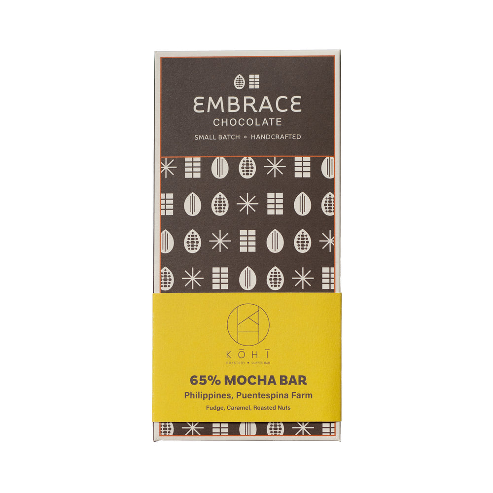 Embrace Chocolate - 65% Mocha Bar I Philippines, Puentespina Farm